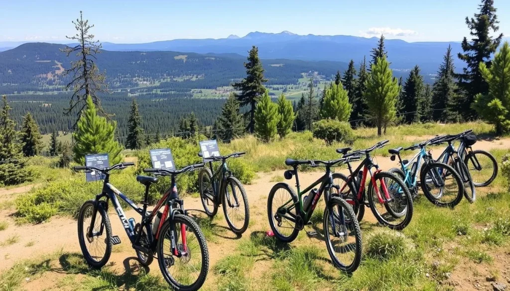 Mountain bike rentals in Mount Shasta city