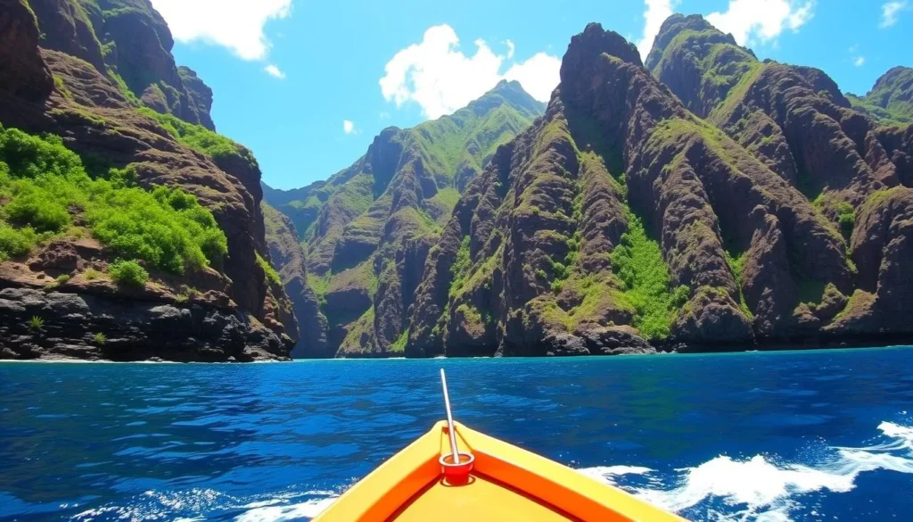 Na Pali Coast boat tour image