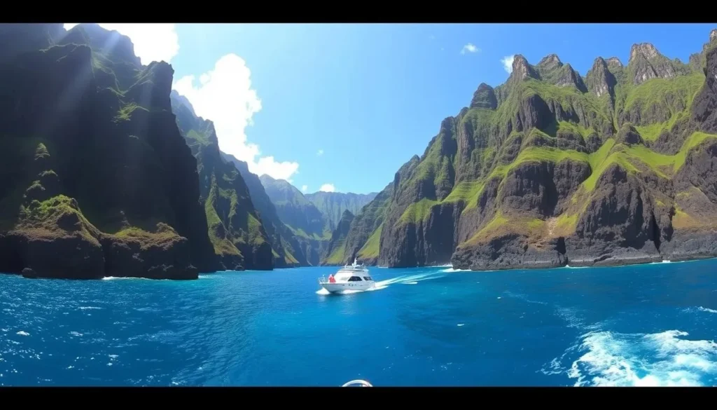 Napali Coast boat tour image