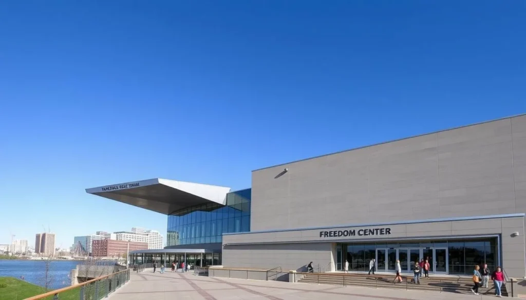 National Underground Railroad Freedom Center in Cincinnati Ohio National Underground Railroad Freedom Center in Cincinnati Ohio