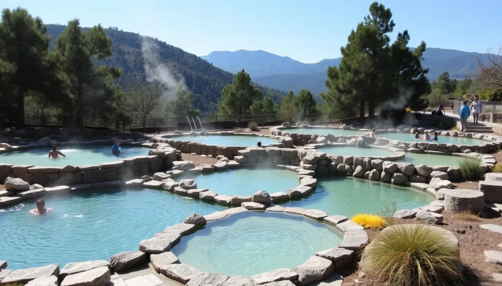 Natural hot springs pools at Harbin Hot Springs Natural hot springs pools at Harbin Hot Springs