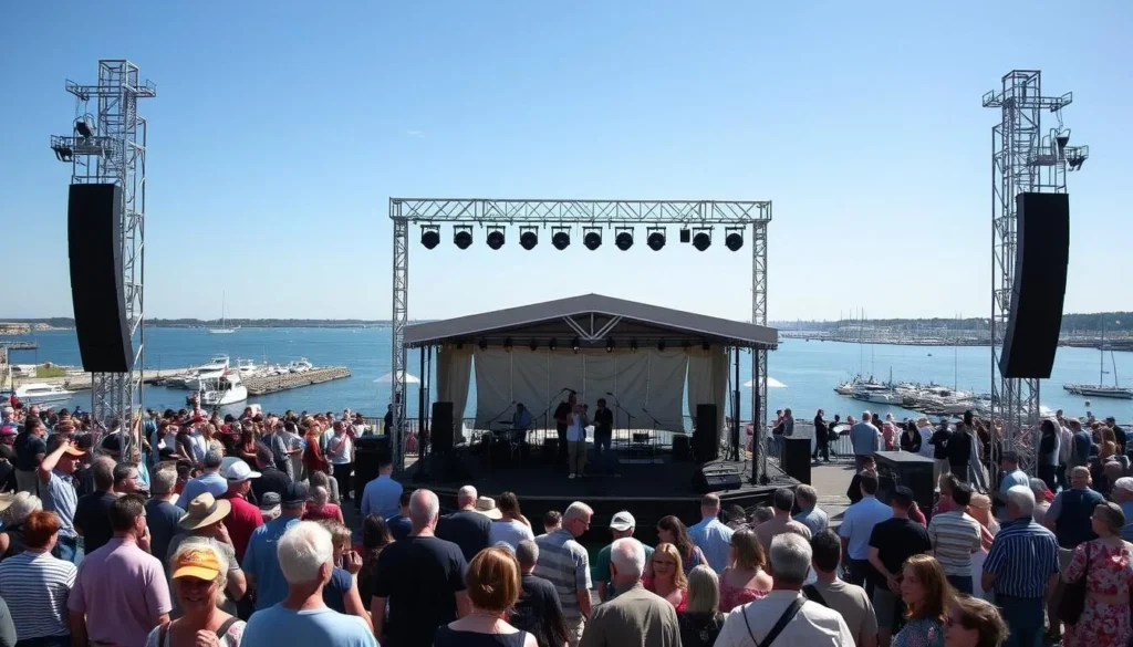 Newport Jazz Festival - popular annual event in Newport Rhode Island Newport Jazz Festival - popular annual event in Newport Rhode Island