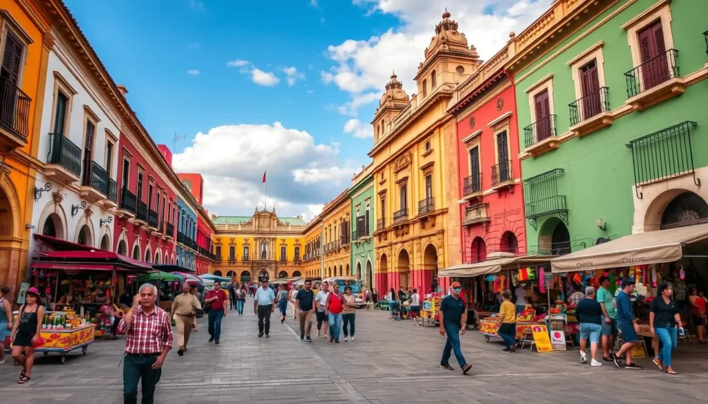 Oaxaca Zocalo main square image
