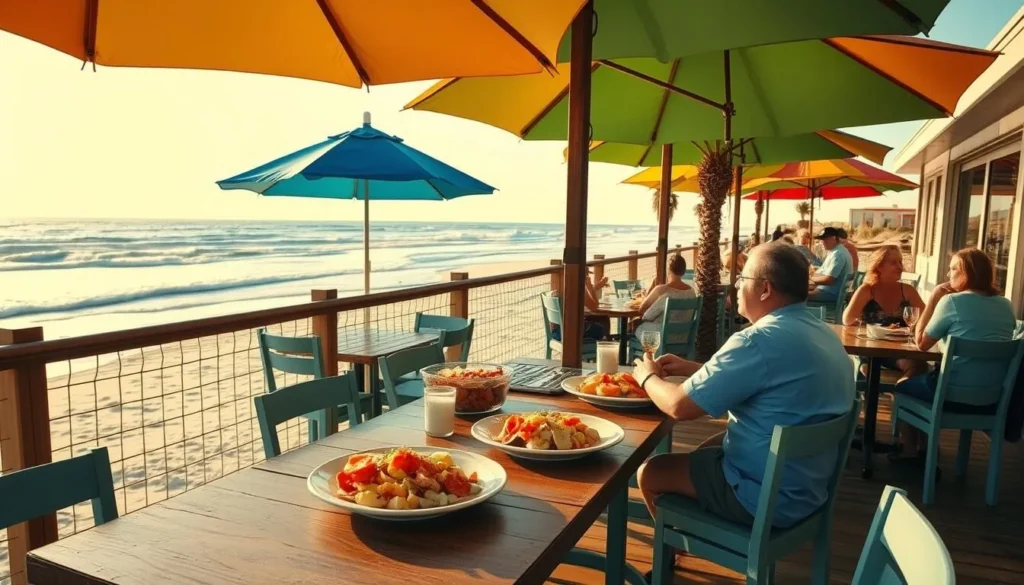 Oceanfront restaurant in Flagler Beach with views of the Atlantic in Flagler County Florida Oceanfront restaurant in Flagler Beach with views of the Atlantic in Flagler County Florida