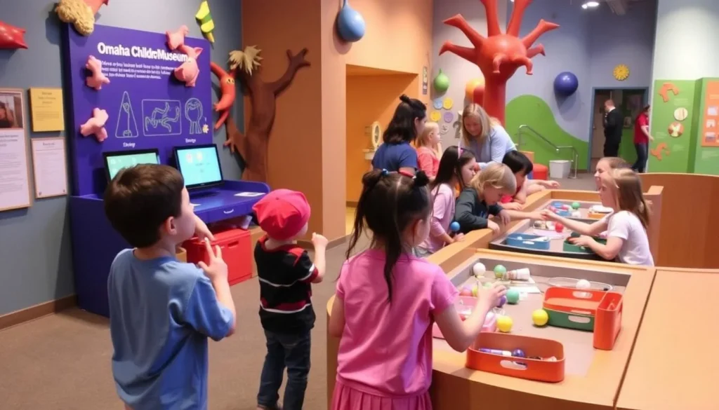 Omaha Children's Museum interactive exhibits
