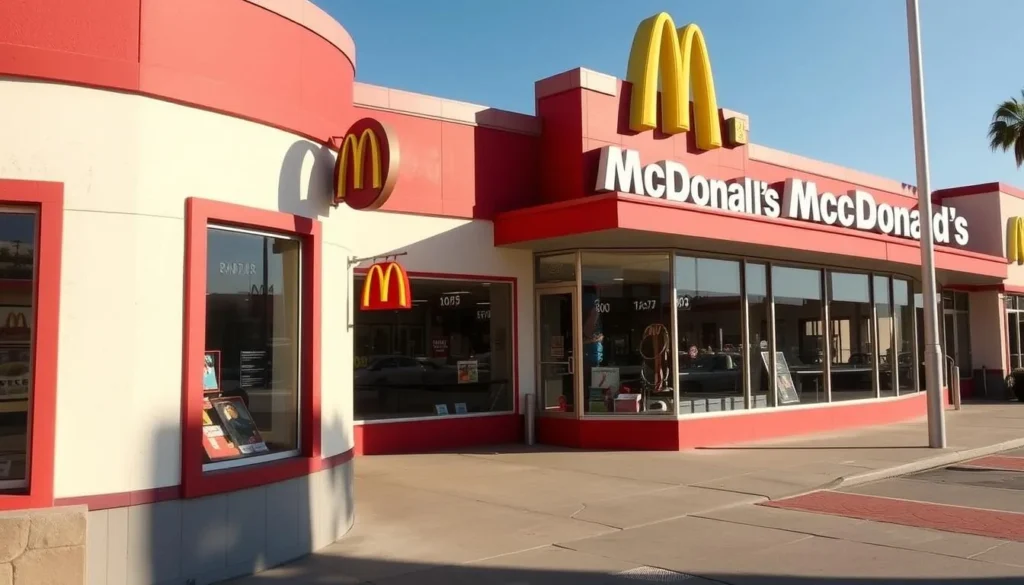 Original McDonald's Museum in San Bernardino showing vintage memorabilia - historic San Bernardino County things to do Original McDonald's Museum in San Bernardino showing vintage memorabilia - historic San Bernardino County things to do