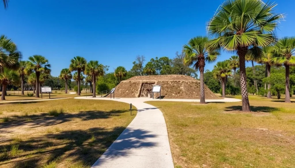 Ortona Indian Mound Park archaeological site in Glades County Florida, historical things to do Ortona Indian Mound Park archaeological site in Glades County Florida, historical things to do