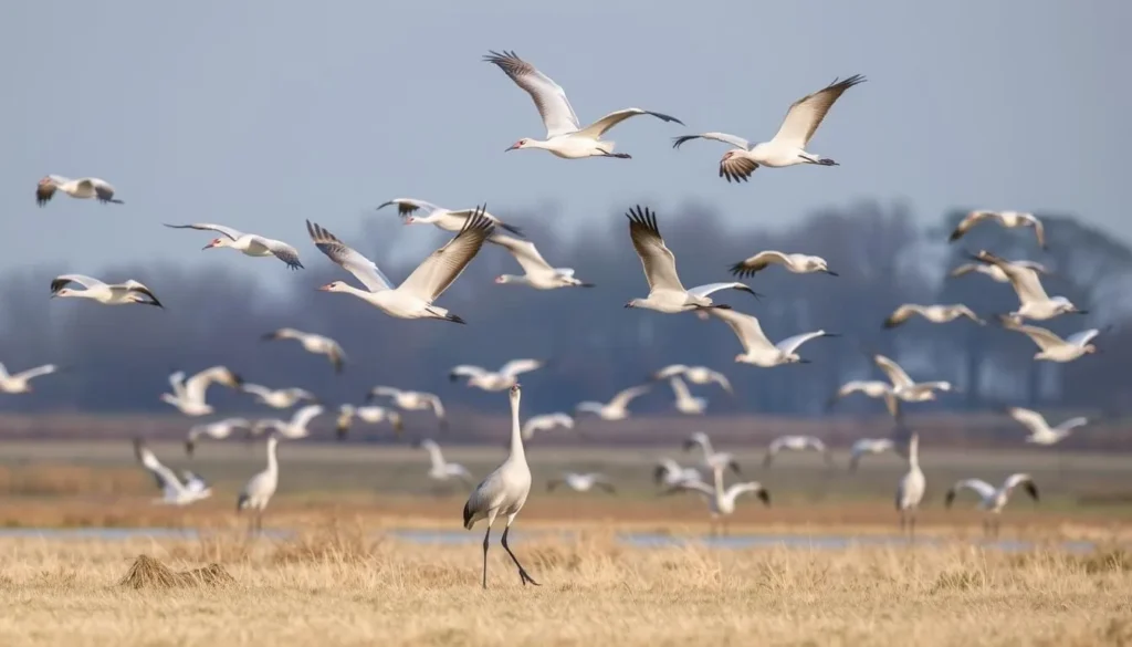 Plan a Sandhill Crane viewing tour in Nebraska
