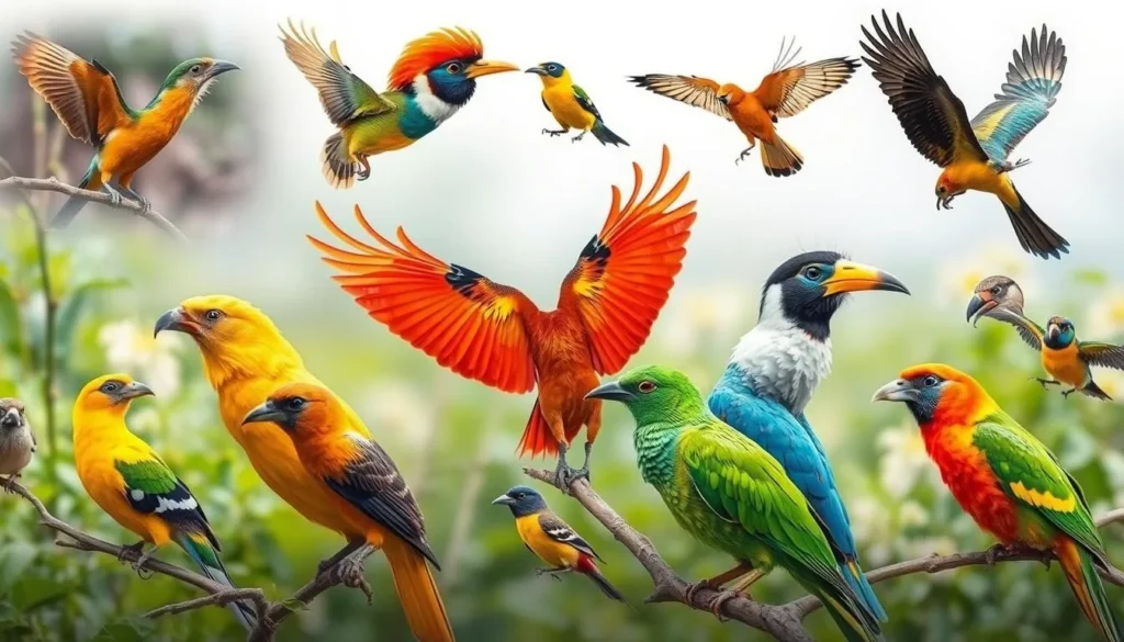 Prek Toal Bird Sanctuary image with a variety of bird species