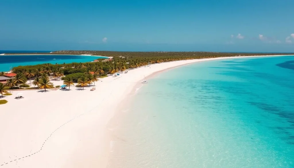 Pristine white sand and turquoise waters of Shoal Bay East beach in Anguilla Pristine white sand and turquoise waters of Shoal Bay East beach in Anguilla