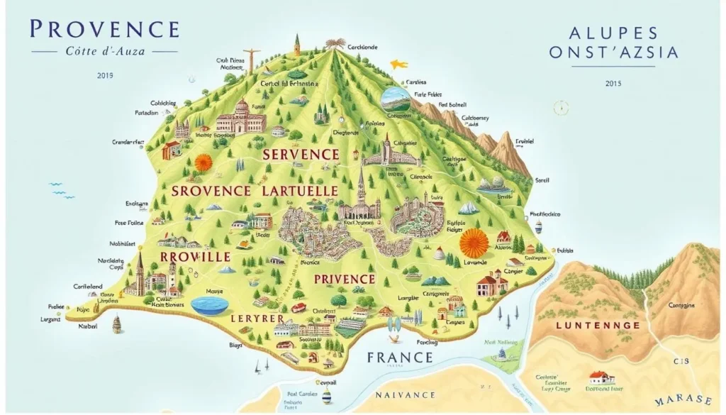 Provence-Alpes-Côte d'Azur map