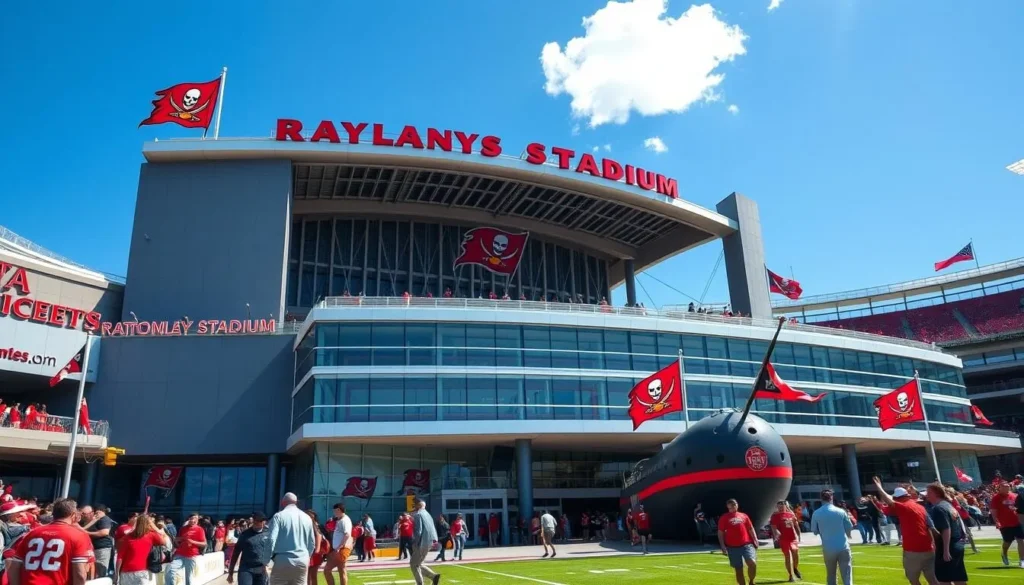 Raymond James Stadium, home of the Tampa Bay Buccaneers - things to do in Tampa for sports fans Raymond James Stadium, home of the Tampa Bay Buccaneers - things to do in Tampa for sports fans