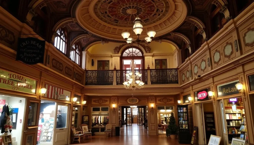 Reed Opera House Salem interior with unique shops