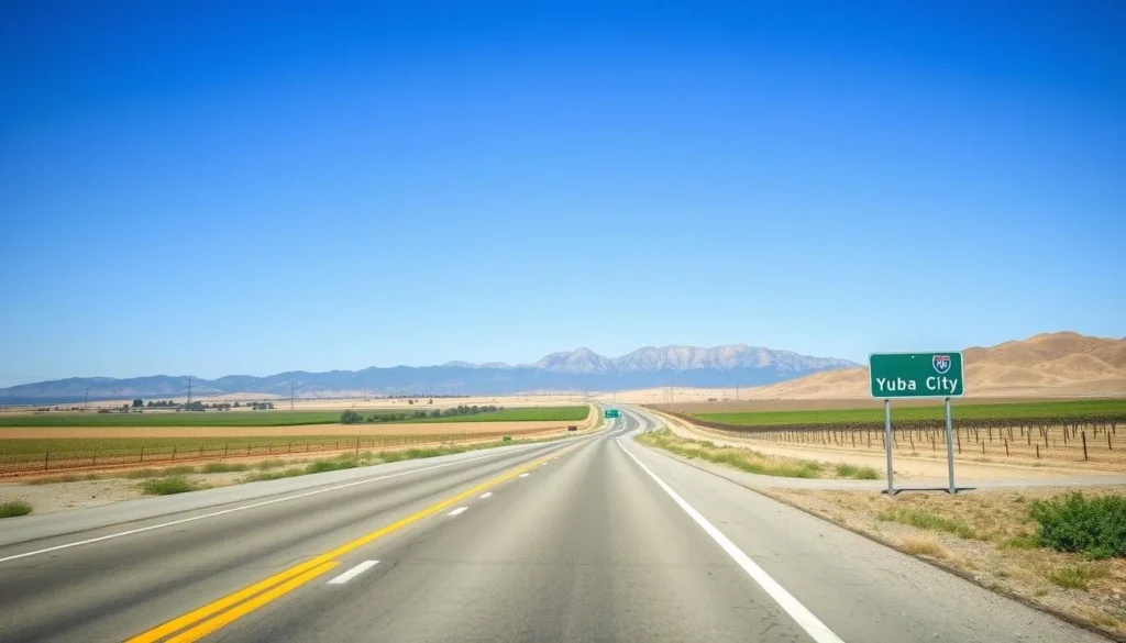 Road leading to Yuba City in Sutter County, California: Best Things to Do start with an easy drive from major cities Road leading to Yuba City in Sutter County, California: Best Things to Do start with an easy drive from major cities