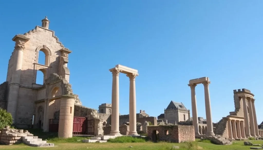 Roman ruins in Arles, France
