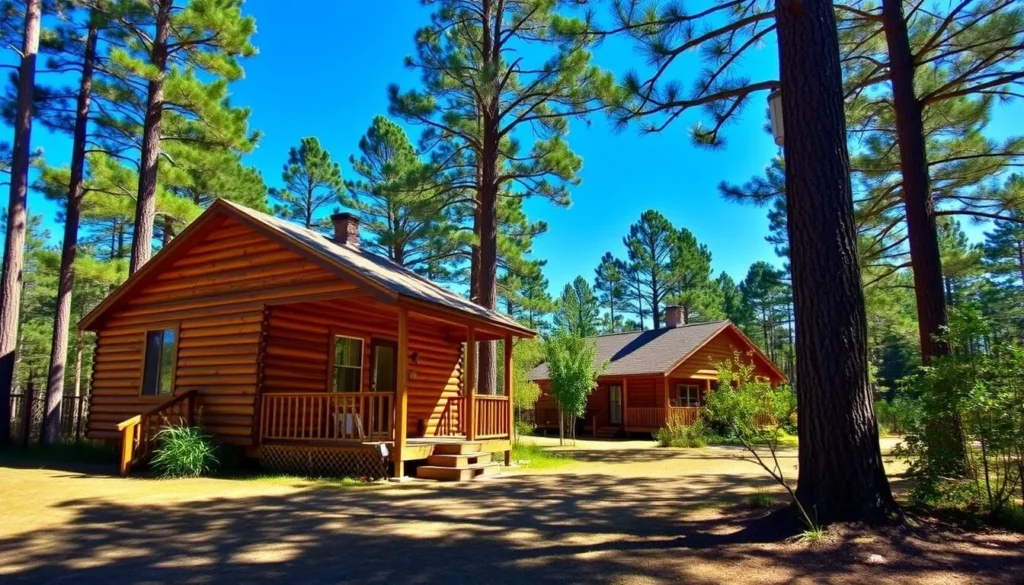 Rustic cabin accommodation near St. Mary's River in Baker County Florida