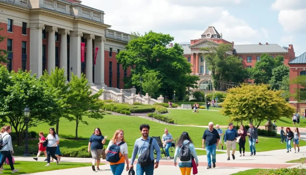 Rutgers University campus tour image