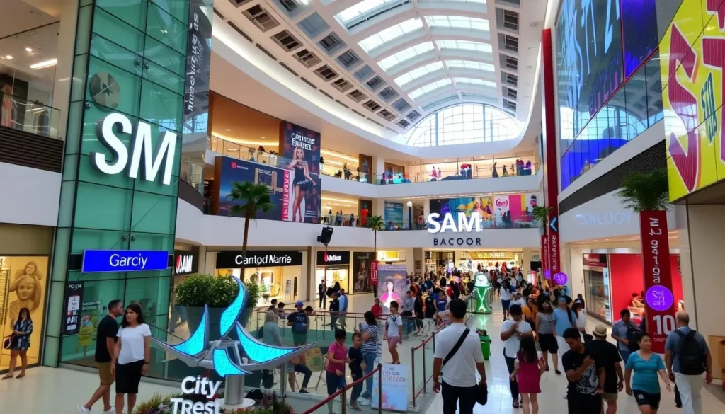 SM City Bacoor, a large shopping mall in the heart of Bacoor, Philippines