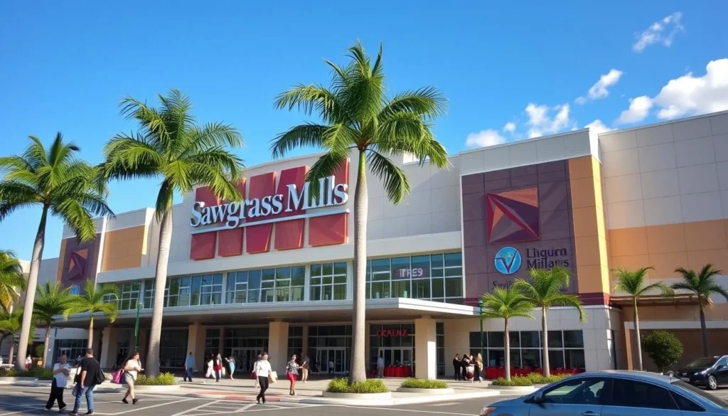 Sawgrass Mills Mall shopping center in Sunrise, Broward County Florida Sawgrass Mills Mall shopping center in Sunrise, Broward County Florida