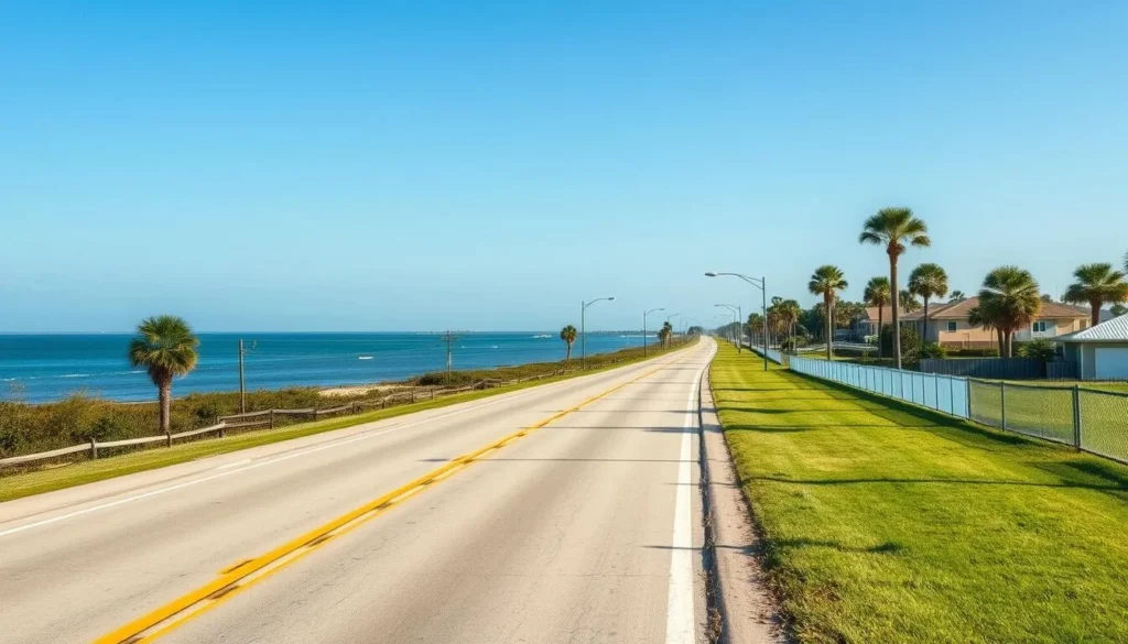 Scenic coastal drive along Hernando County's Shoal Line Boulevard Scenic coastal drive along Hernando County's Shoal Line Boulevard