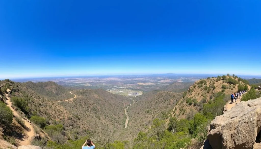 Scenic view of Alum Rock Park showing hiking trails and natural beauty Scenic view of Alum Rock Park showing hiking trails and natural beauty