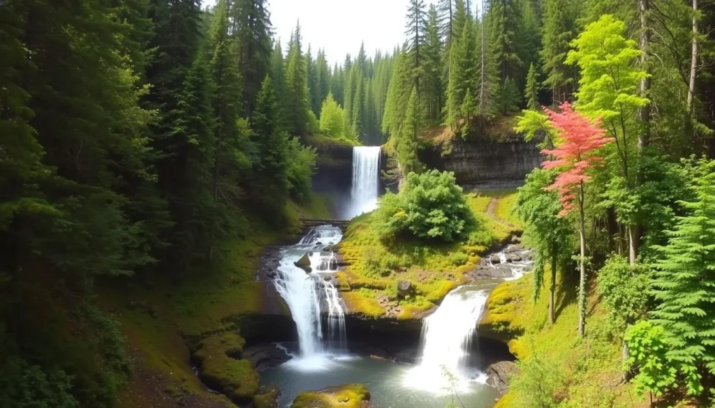 Silver Falls State Park Trail of Ten Falls