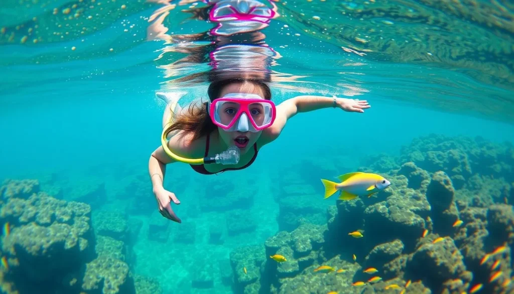 Snorkeling in Kealakekua Bay, Big Island, Hawaii