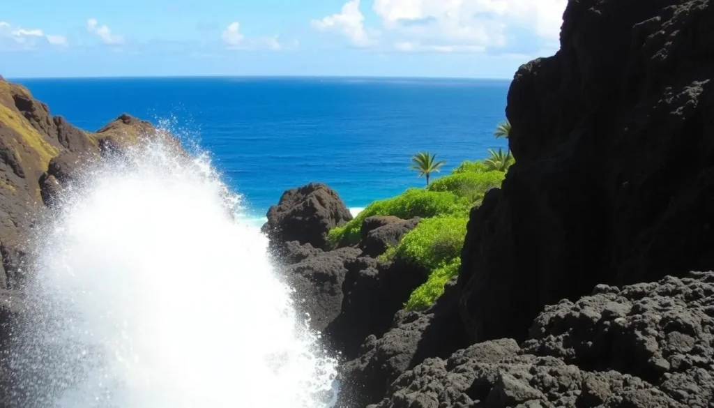 Spouting Horn Blow Hole, Kauai, Hawaii: Visitor Information