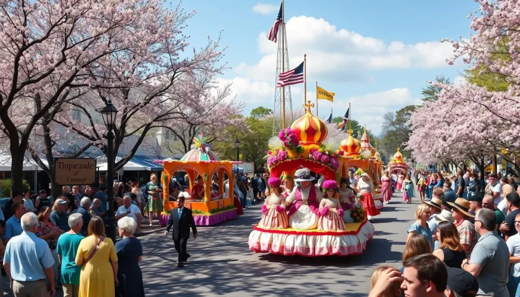Springtime Tallahassee festival parade in Leon County Florida Springtime Tallahassee festival parade in Leon County Florida
