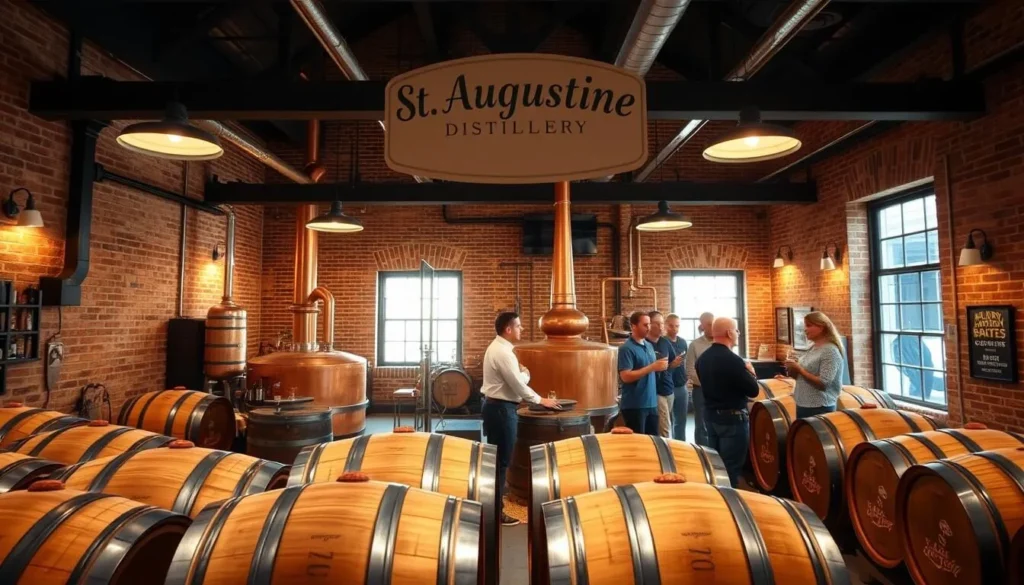 St. Augustine Distillery tasting room in St. Johns County Florida St. Augustine Distillery tasting room in St. Johns County Florida