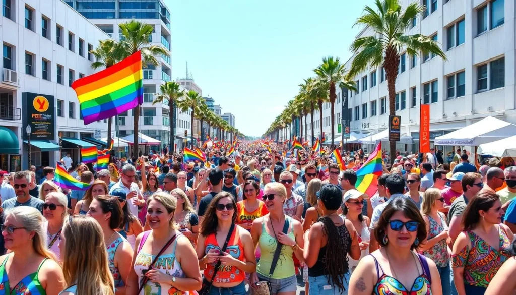 St. Pete Pride Festival celebration in Pinellas County Florida St. Pete Pride Festival celebration in Pinellas County Florida