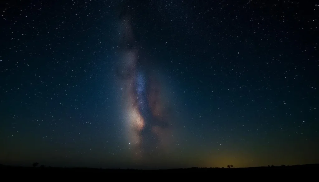 Starry night sky over Kissimmee Prairie Preserve State Park in Okeechobee County, Florida Starry night sky over Kissimmee Prairie Preserve State Park in Okeechobee County, Florida