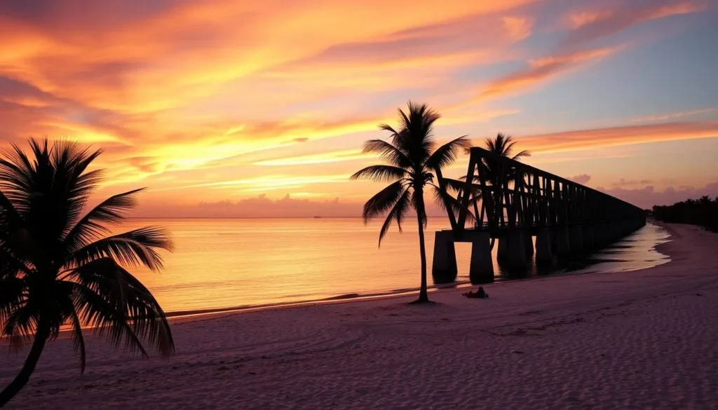 Sunset at Bahia Honda State Park in Monroe County, Florida Sunset at Bahia Honda State Park in Monroe County, Florida