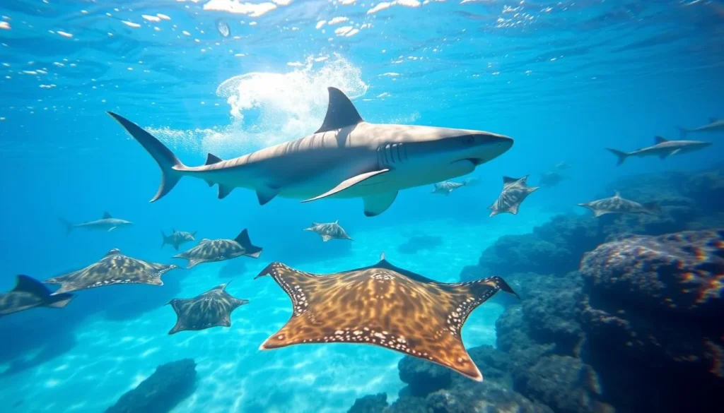 Swimming with Sharks and Stingrays in Tahiti's Lagoons