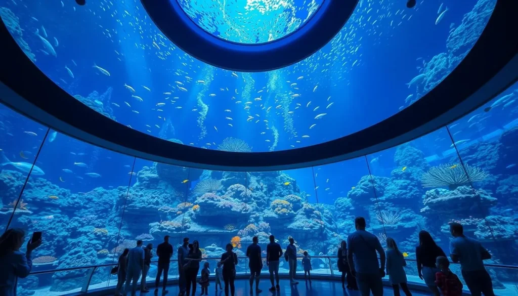 The Florida Aquarium in Tampa with diverse marine exhibits - popular things to do in Tampa The Florida Aquarium in Tampa with diverse marine exhibits - popular things to do in Tampa
