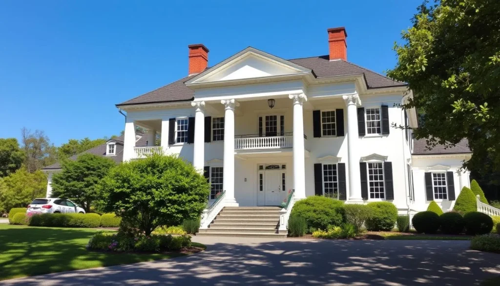 The Home of Franklin D. Roosevelt National Historic Site in Dutchess County New York with its stately architecture and beautiful gardens The Home of Franklin D. Roosevelt National Historic Site in Dutchess County New York with its stately architecture and beautiful gardens