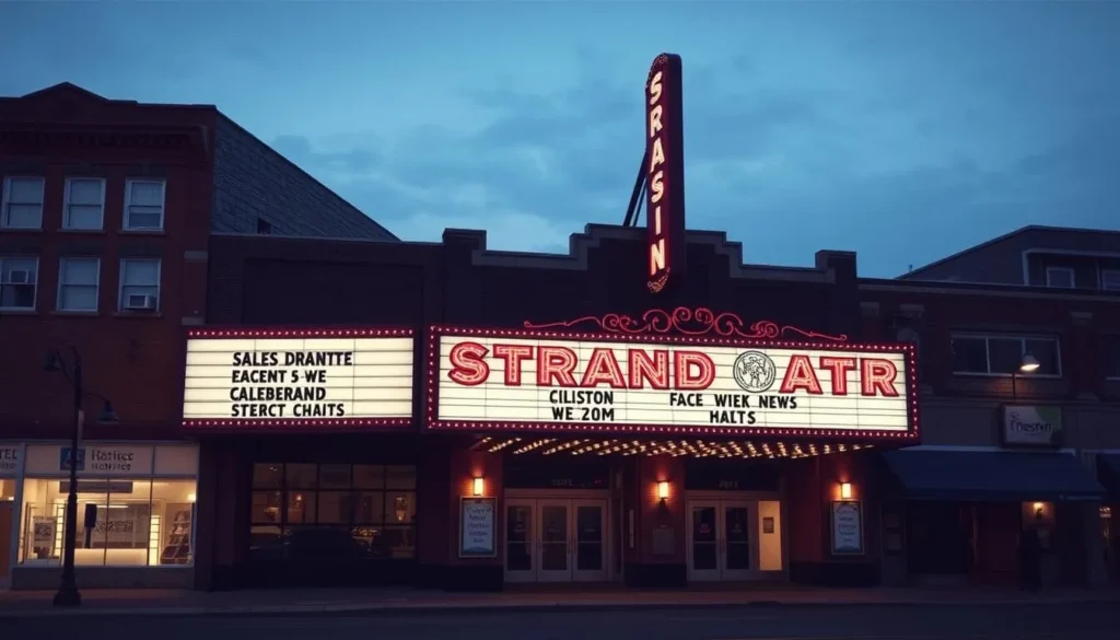 The Strand Theater in Hudson Falls, Washington County New York The Strand Theater in Hudson Falls, Washington County New York