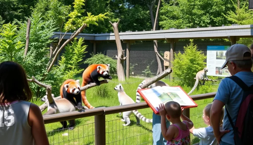 The Trevor Zoo at Millbrook School in Dutchess County New York showing animal exhibits and educational displays The Trevor Zoo at Millbrook School in Dutchess County New York showing animal exhibits and educational displays