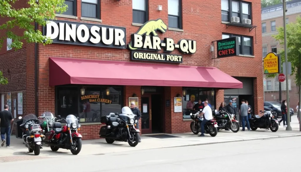 The original Dinosaur Bar-B-Que restaurant in Syracuse, Onondaga County The original Dinosaur Bar-B-Que restaurant in Syracuse, Onondaga County