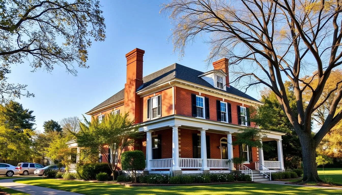 Thomas Edison Birthplace Museum in Milan, Ohio with historic architecture and beautiful gardens