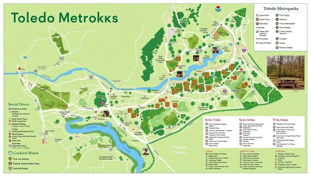 Toledo Metroparks map