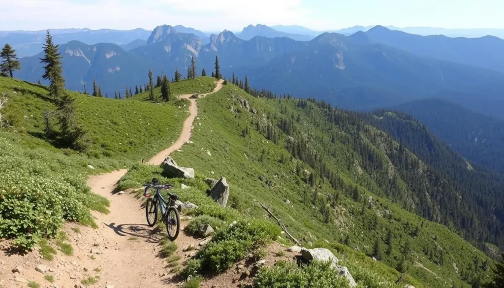 Trinity Alps mountain bike trails