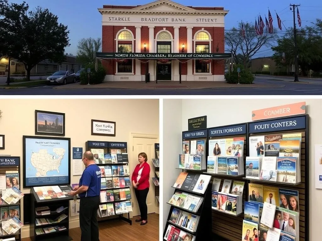 Visitor information center at the North Florida Regional Chamber of Commerce in Starke Visitor information center at the North Florida Regional Chamber of Commerce in Starke