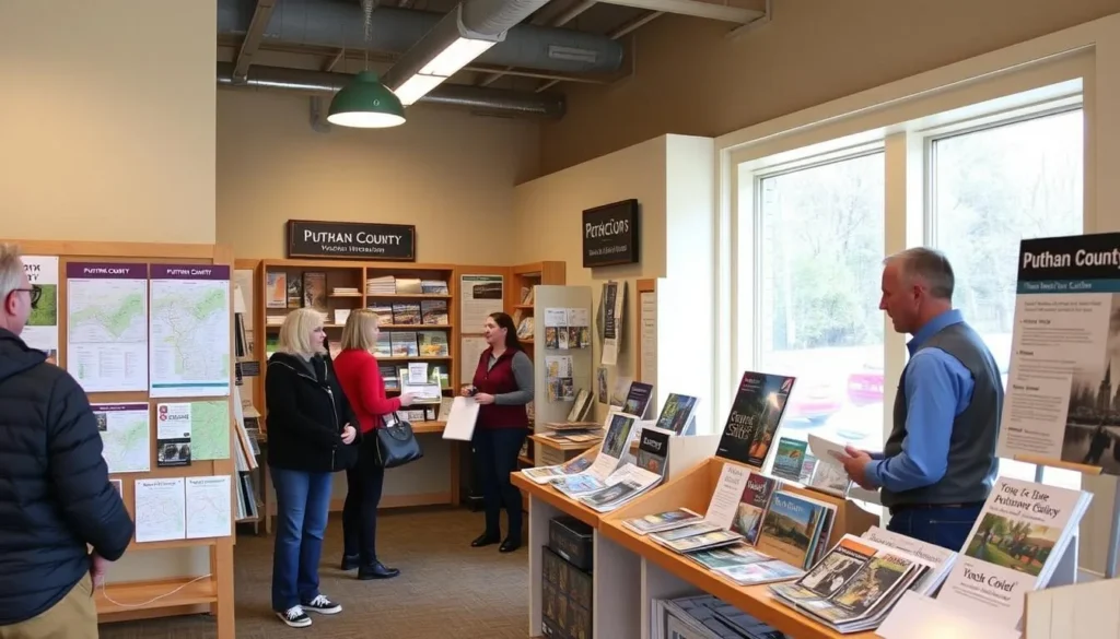 Visitor information center in Putnam County with maps and brochures Visitor information center in Putnam County with maps and brochures