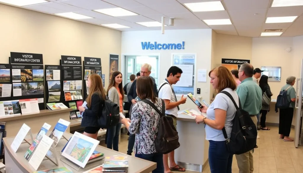 Visitors center in San Joaquin County providing maps and information to tourists Visitors center in San Joaquin County providing maps and information to tourists