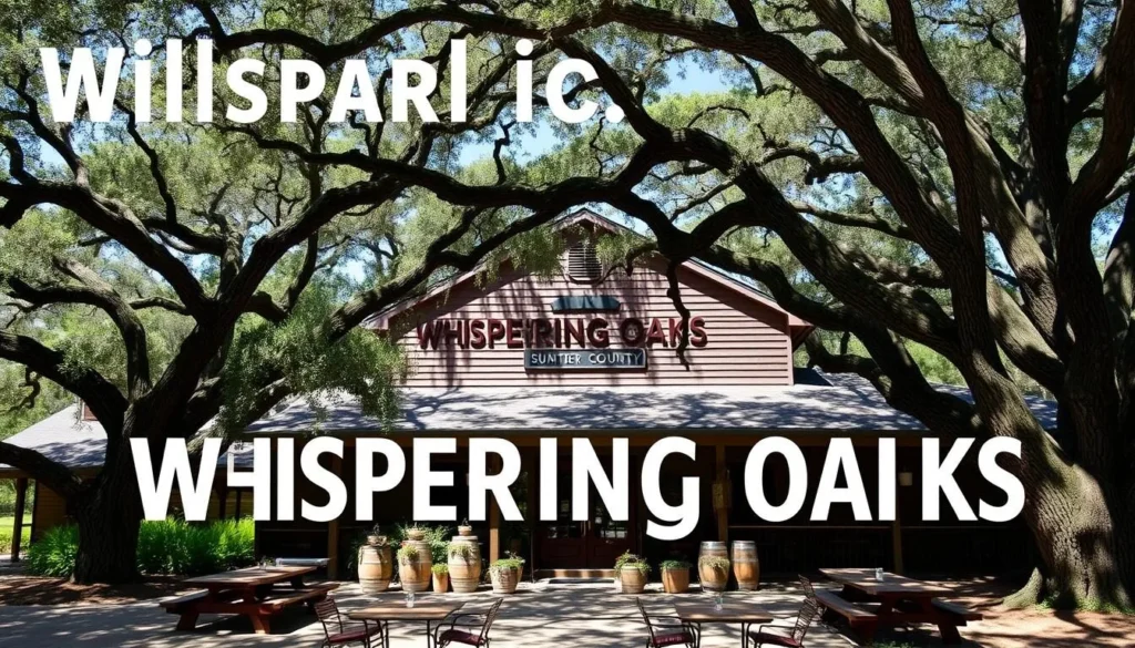 Whispering Oaks Winery in Sumter County Florida Whispering Oaks Winery in Sumter County Florida