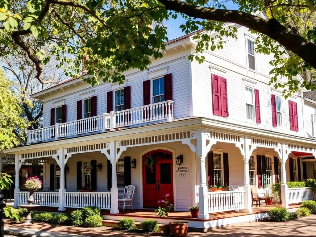 White Springs Bed & Breakfast Inn showing the historic building and porch White Springs Bed & Breakfast Inn showing the historic building and porch