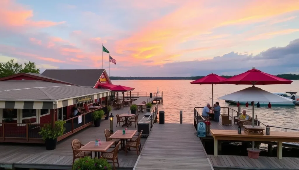 waterfront restaurants Eufaula Lake