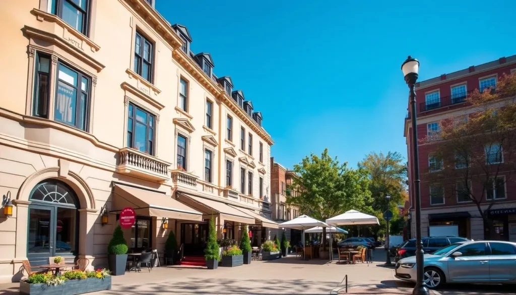 A boutique hotel in Dupont Circle, Washington DC, near several acclaimed Thai restaurants