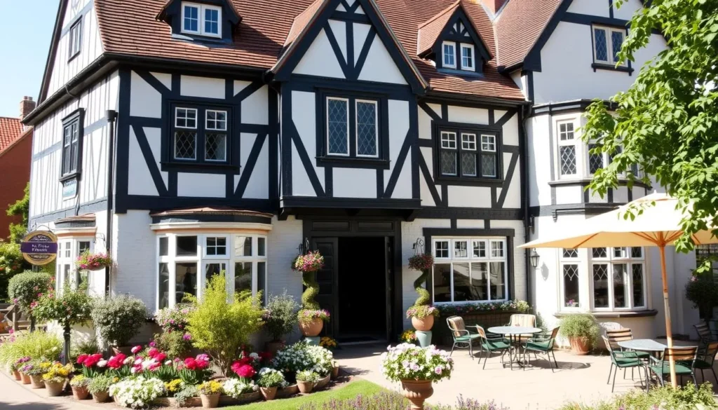 A charming boutique hotel in Stratford-upon-Avon with Tudor architecture and beautiful gardens A charming boutique hotel in Stratford-upon-Avon with Tudor architecture and beautiful gardens